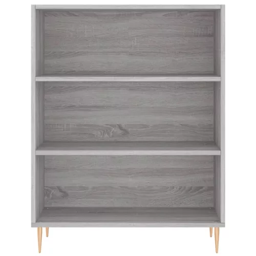  szürke sonoma szerelt fa magasszekrény 69,5 x 34 x 180 cm
