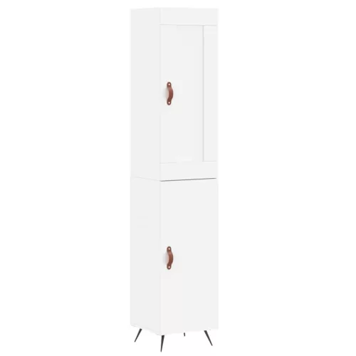  fehér szerelt fa magasszekrény 34,5x34x180 cm