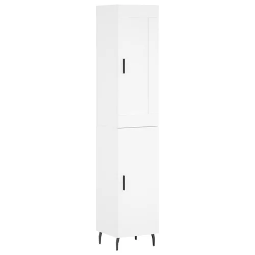  fehér szerelt fa magasszekrény 34,5x34x180 cm