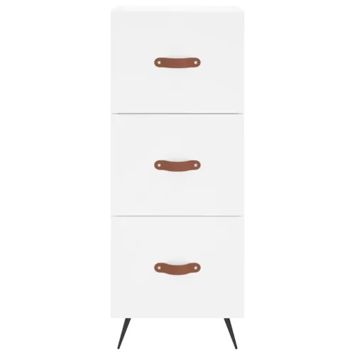  fehér szerelt fa magasszekrény 34,5x34x180 cm