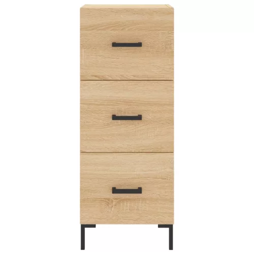  sonoma tölgy szerelt fa magasszekrény 34,5x34x180 cm