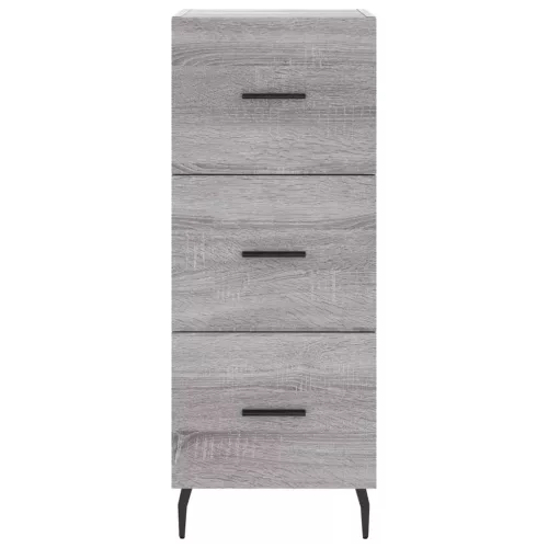  szürke sonoma szerelt fa magasszekrény 34,5 x 34 x 180 cm
