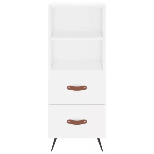  fehér szerelt fa magasszekrény 34,5x34x180 cm