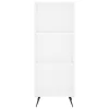  fehér szerelt fa magasszekrény 34,5x34x180 cm