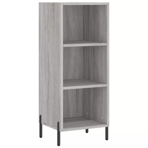  szürke sonoma szerelt fa magasszekrény 34,5 x 34 x 180 cm