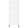  fehér szerelt fa magasszekrény 34,5x34x180 cm