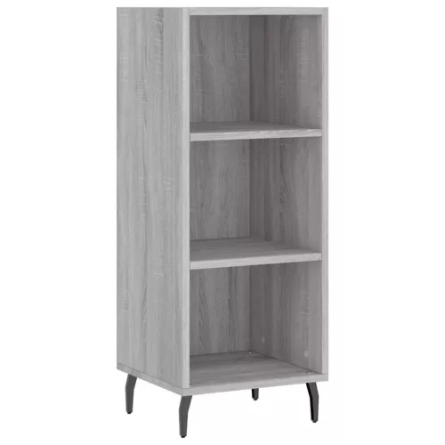  szürke sonoma szerelt fa magasszekrény 34,5 x 34 x 180 cm