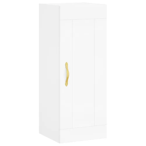  fehér szerelt fa magasszekrény 34,5x34x180 cm