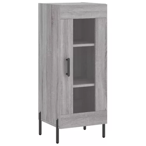  szürke sonoma szerelt fa magasszekrény 34,5 x 34 x 180 cm