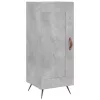  betonszürke szerelt fa magasszekrény 34,5x34x180 cm
