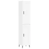  fehér szerelt fa magasszekrény 34,5x34x180 cm
