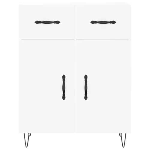  fehér szerelt fa magasszekrény 69,5 x 34 x 180 cm