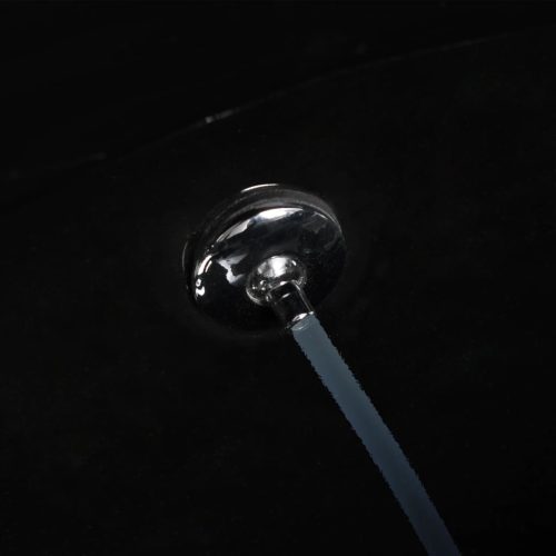  falba beépíthető perem nélküli fekete kerámia WC 