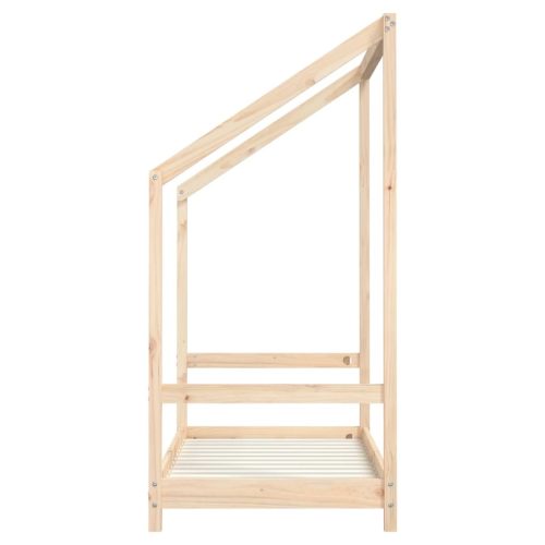  tömör fenyőfa gyerekágykeret 2 x (70 x 140) cm