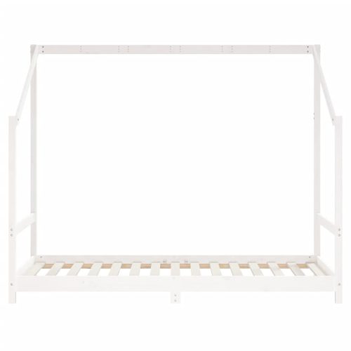  fehér tömör fenyőfa gyerekágykeret 2 x (90 x 190) cm