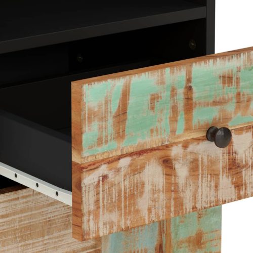  3 részes tömör újrahasznosított fa fürdőszobai bútorszett