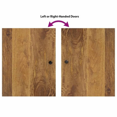  5 részes tömör mangófa fürdőszobai bútorszett