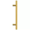  20 db aranyszínű rozsdamentes acél szekrényfogantyú 128 mm