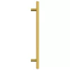  20 db aranyszínű rozsdamentes acél szekrényfogantyú 192 mm