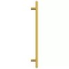  20 db aranyszínű rozsdamentes acél szekrényfogantyú 224 mm