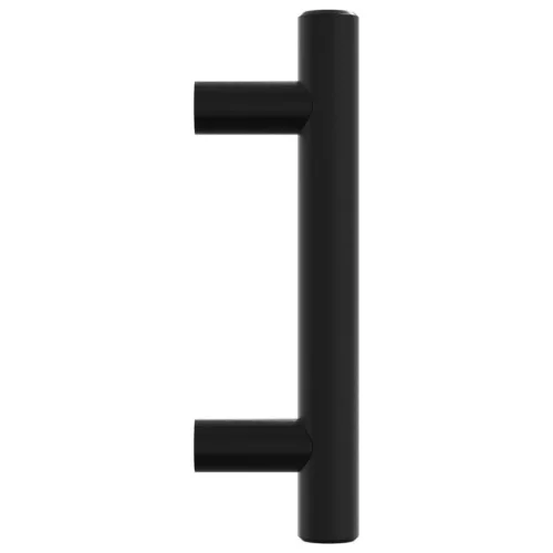  20 db fekete rozsdamentes acél szekrényfogantyú 64 mm