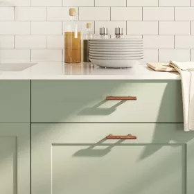  20 db bronz rozsdamentes acél szekrényfogantyú 64 mm