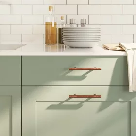  20 db bronz rozsdamentes acél szekrényfogantyú 96 mm