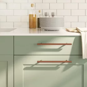  20 db bronz rozsdamentes acél szekrényfogantyú 192 mm