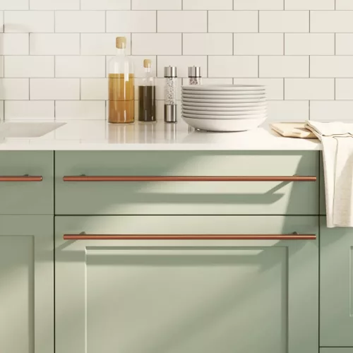  20 db bronz rozsdamentes acél szekrényfogantyú 480 mm