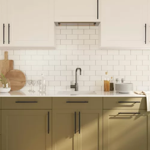  10 db fekete rozsdamentes acél szekrényfogantyú 192 mm