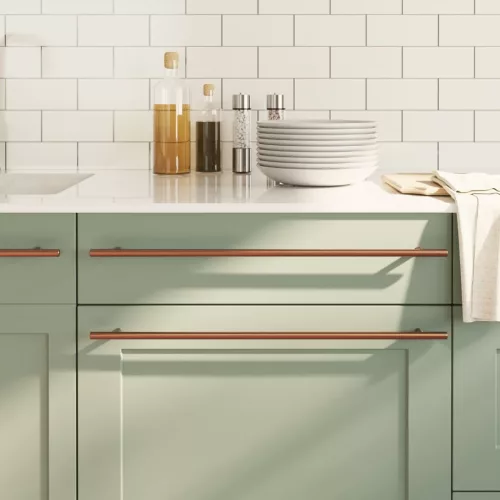  10 db bronz rozsdamentes acél szekrényfogantyú 480 mm