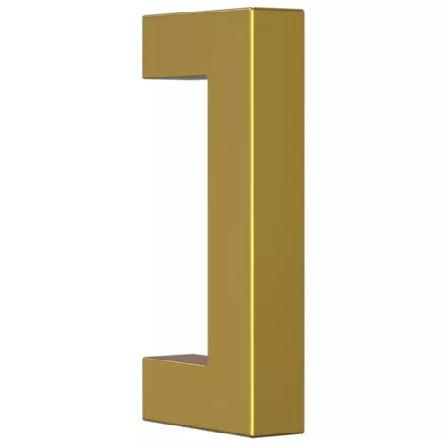  20 db aranyszínű rozsdamentes acél szekrényfogantyú 64 mm