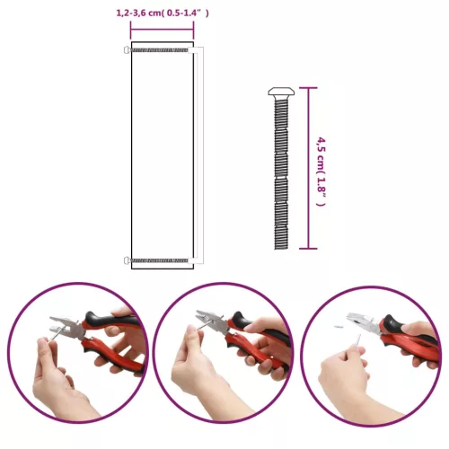  20 db aranyszínű rozsdamentes acél szekrényfogantyú 480 mm