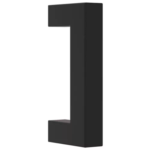  20 db fekete rozsdamentes acél szekrényfogantyú 64 mm