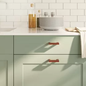  20 db bronz rozsdamentes acél szekrényfogantyú 64 mm