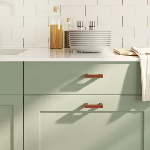  20 db bronz rozsdamentes acél szekrényfogantyú 64 mm