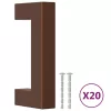  20 db bronz rozsdamentes acél szekrényfogantyú 64 mm