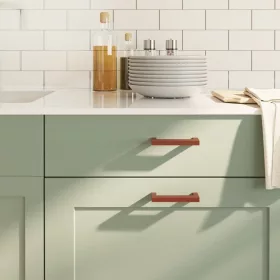  20 db bronz rozsdamentes acél szekrényfogantyú 96 mm