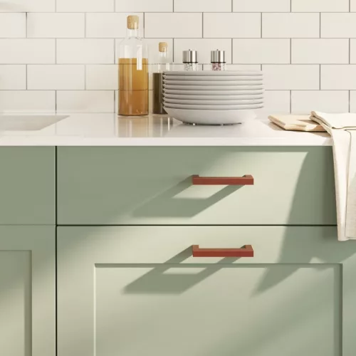  20 db bronz rozsdamentes acél szekrényfogantyú 96 mm