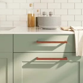  20 db bronz rozsdamentes acél szekrényfogantyú 224 mm