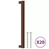  20 db bronz rozsdamentes acél szekrényfogantyú 224 mm