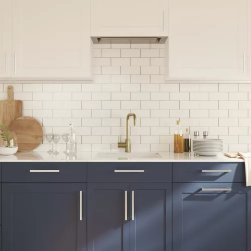  10 db ezüst rozsdamentes acél szekrényfogantyú 192 mm