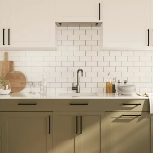  10 db fekete rozsdamentes acél szekrényfogantyú 192 mm