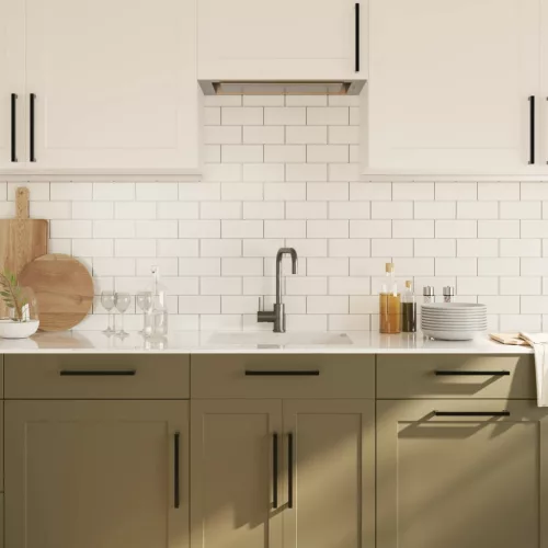  10 db fekete rozsdamentes acél szekrényfogantyú 224 mm