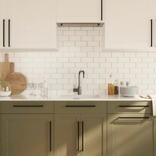  10 db fekete rozsdamentes acél szekrényfogantyú 320 mm