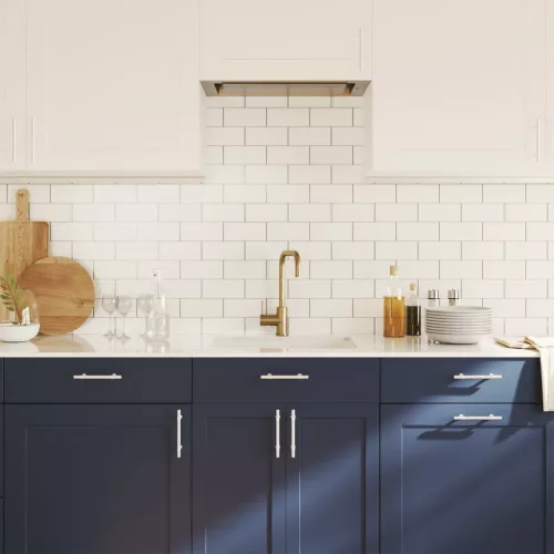  20 db ezüst rozsdamentes acél szekrényfogantyú 96 mm