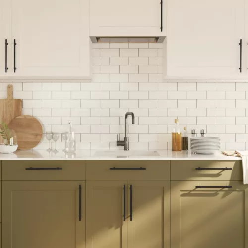  20 db fekete rozsdamentes acél szekrényfogantyú 192 mm