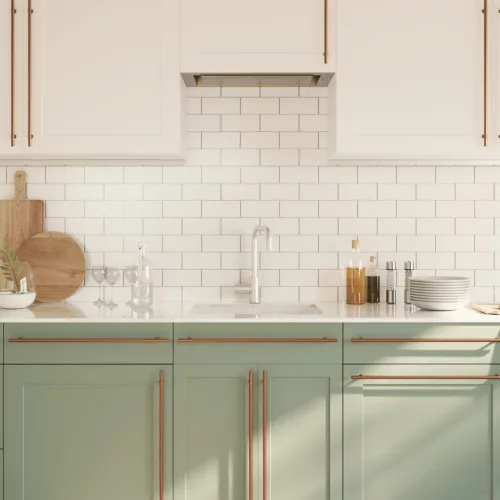  10 db bronz rozsdamentes acél szekrényfogantyú 480 mm