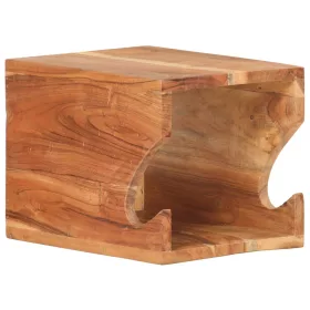    falra szerelhető tömör akácfa kerékpártartó 35 x 25 x 25 cm