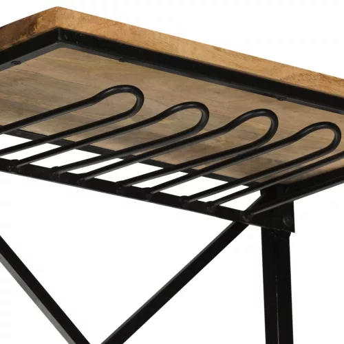  sárga tömör mangófa traktor borszekrény 49 x 31 x 172 cm